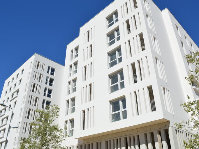 "Residence Les Côteaux De Malpassé" and "Residence Les Restanques" of 136 Social Housing Units in Marseille