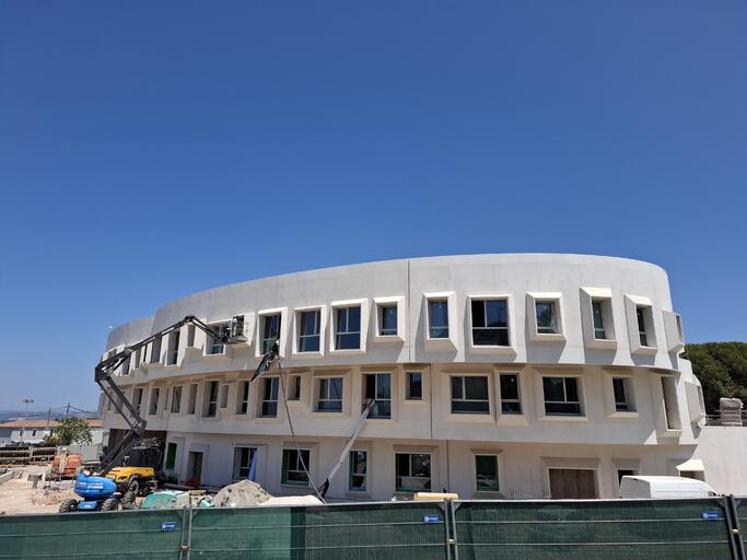 Démolition et reconstruction du Collège Les Amandeirets à Châteauneuf-Les-Martigues