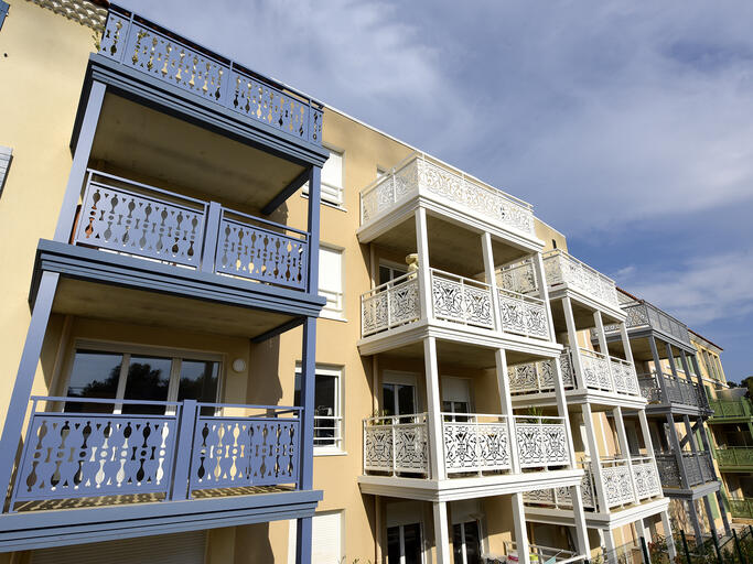 "Residence Les Canissons" of 66 Dwellings in Cavalaire-sur-mer