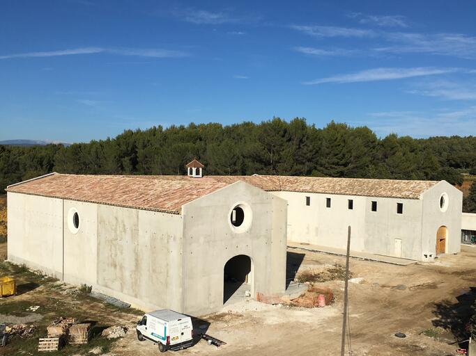 Construction d'une Cave Vinicole à Oppède