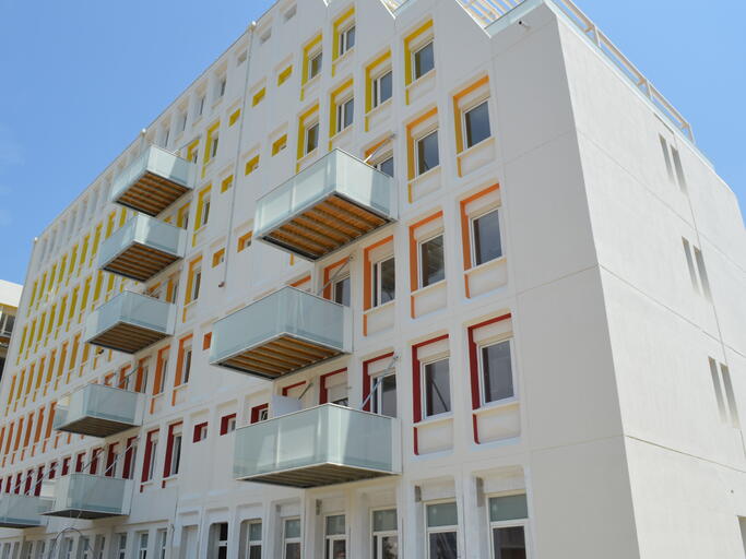 Transformation of an Office Building Into 67 Apartments in Nîmes