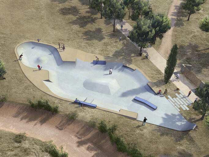 Skatepark in La Londe-les-maures